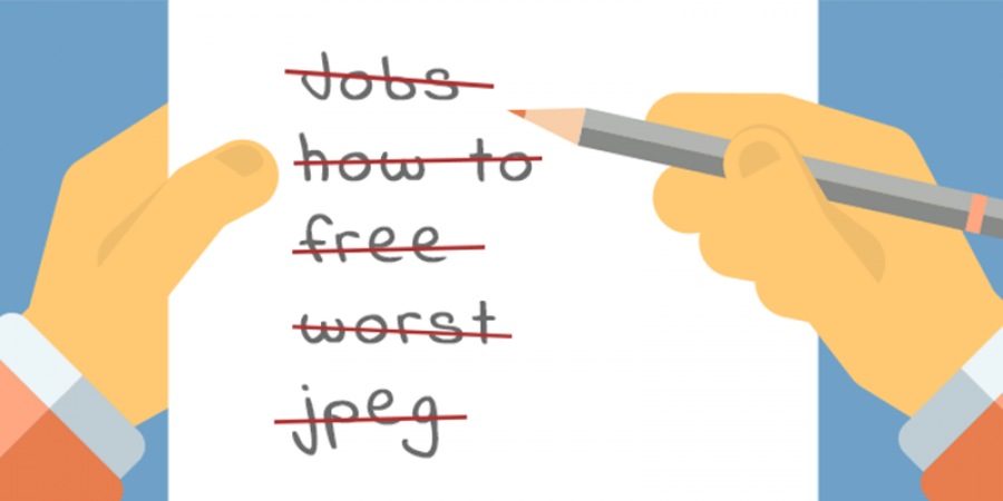 lista de keywords negativas