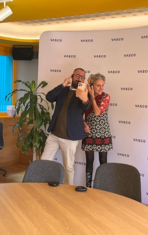 Evento Vasco organizado por V3rtice Agencia de Comunicación Interna